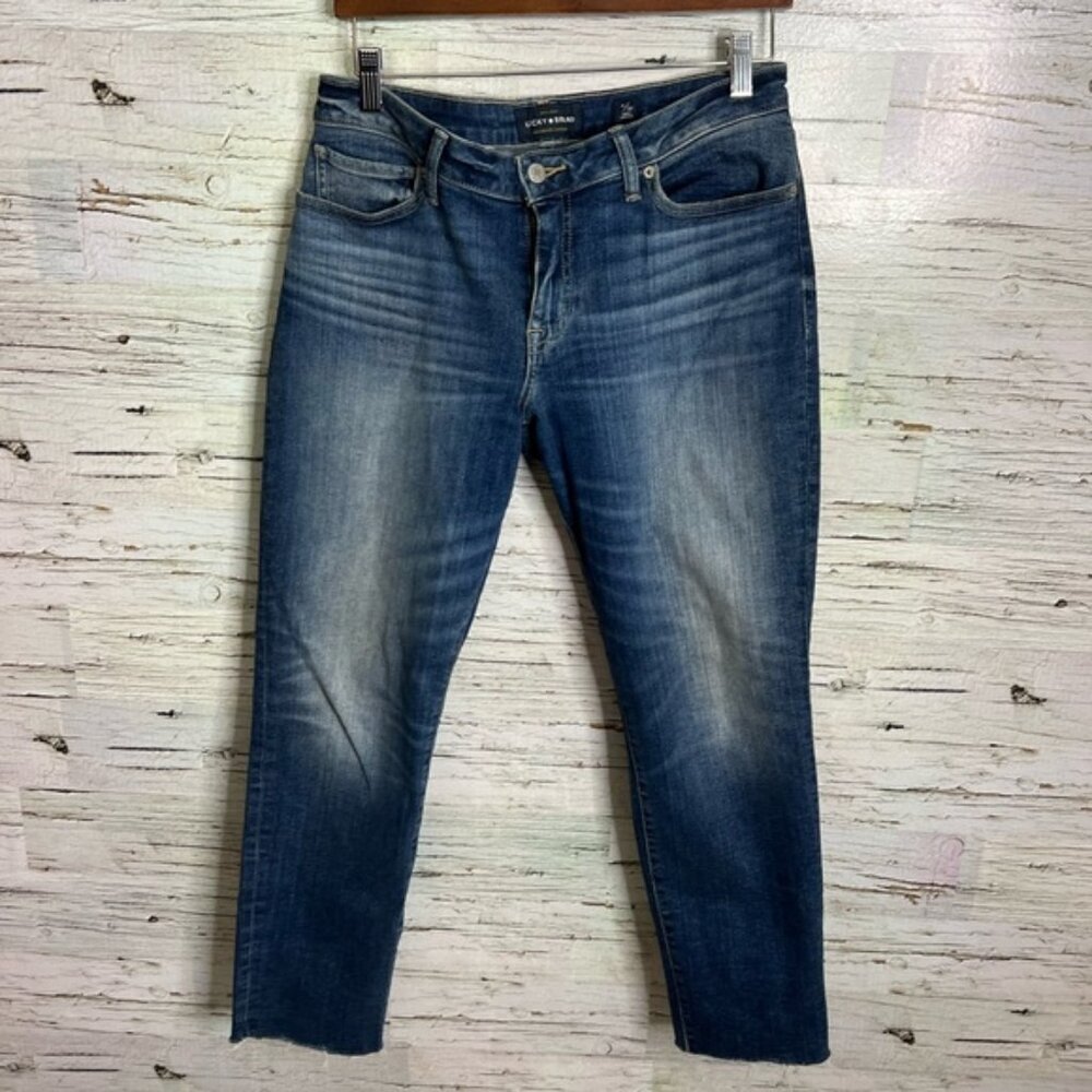 Lucky Brand Lolita Skinny Ankle Twilight Blue Denim Jeans Size 10/30